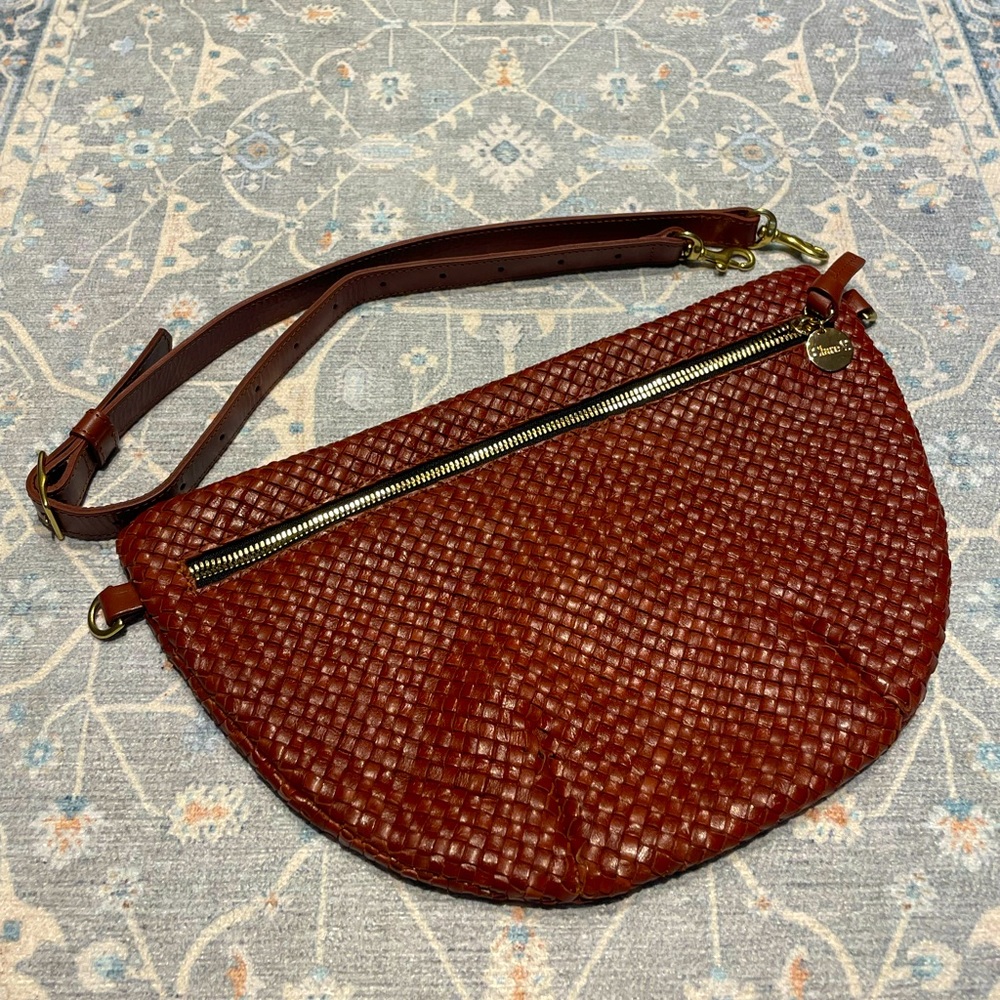 Clare V. Woven Toffee, Grande Fanny